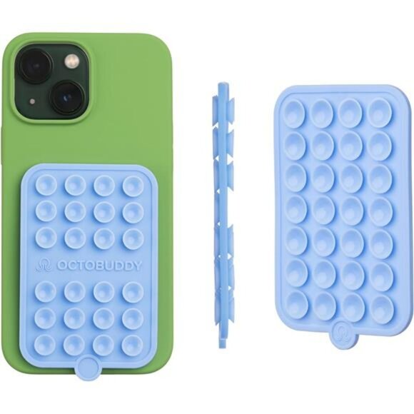 Silicone suction phone mount case double sided holder for selfies videos content - Picture 1 of 7